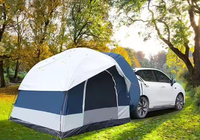 Tente de camping pour SUV OEM personnalisée, auvent de hayon, abri de camping pour véhicule avec moustiquaire
