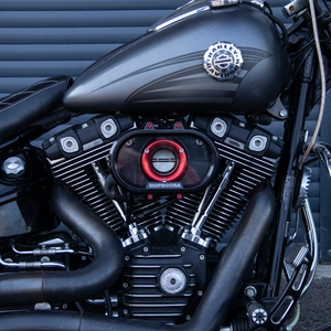 Filtro de Aire Rojo para Harley 18+ Softail 107/114/117 Fatboy Breakout Street <span class=keywords><strong>Bob</strong></span> 17+ Touring 107/114 Road <span class=keywords><strong>King</strong></span> Street Glide Trike - Product Image 1