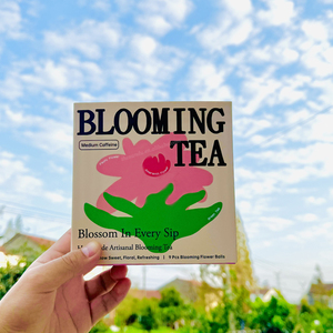 Set de Regalo de 9 Piezas de Bolas de Té Florecientes, Hermosas Bolas de Flores Hechas a Mano, Lirio en Flor, Amaranto, Té Verde, en Caja |   Caja Personalizada Aceptada - Product Image 1