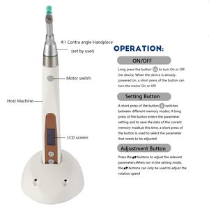 Tandheelkundige 360 ° Draadloze Elektrische Hygiëne Profie Handstuk + Universele Wegwerp Profie Hoeken Bekers - Product Image 4