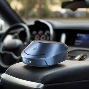 Diffuseur de <span class=keywords><strong>voiture</strong></span> universel portable personnalisé avec bouton tactile, alimentation <span class=keywords><strong>solaire</strong></span> et purification de l'air par ions négatifs, éclairage d'ambiance rechargeable - Product Image 1