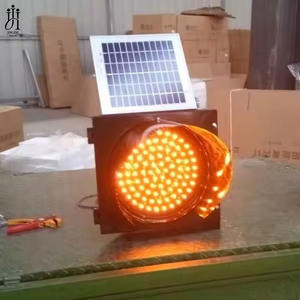 Luz de Advertencia Intermitente Ámbar de 12 Pulgadas, Alimentada por Energía Solar, para Carreteras, Venta al por Mayor de Fábrica - Product Image 6