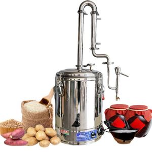 Machine à distiller l'alcool de qualité professionnelle, personnalisable, en acier inoxydable, pour usage domestique, pour la production de vin et d'eau distillée - Product Image 1