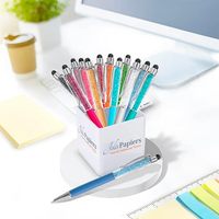 Stylo à bille Crystal Stylus, stylo tactile 2 en 1 avec décoration en strass pour filles, étudiants et cadeaux