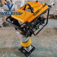 Pilon vibratoire compacteur 6,5 CV essence 65 kg, 800 battements par minute, pour compactage d'asphalte et de sol