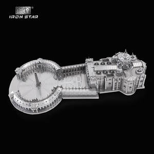 Nanyuan Gangda DIY <span class=keywords><strong>3D</strong></span> Metal <span class=keywords><strong>Puzzle</strong></span> IRON STAR B32202-St. Modèle de jouet assemblé de la cathédrale de Pierre - Product Image 3