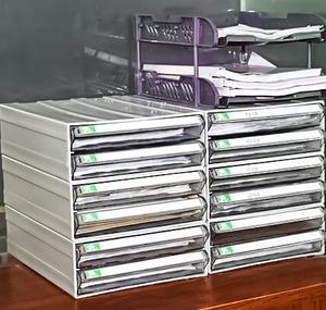 Stylish <strong>Document</strong> Organizer Cabinet Desktop <strong>Storage</strong> <strong>Box</strong>, Office Desk Organizer - Product Image 4