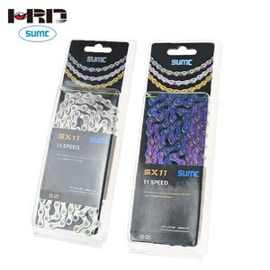 Cadena de Cassette de 11 velocidades para <span class=keywords><strong>bicicleta</strong></span> de montaña, cadena de Cassette de 116L, <span class=keywords><strong>barata</strong></span>, <span class=keywords><strong>Amazon</strong></span>, plata, 11 s, SUMC, MTB - Product Image 1