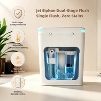 WC intelligent haut de gamme avec bidet intégré, chasse d'eau Tornado, glaçure antibactérienne, pour suites hôtelières et usage commercial
