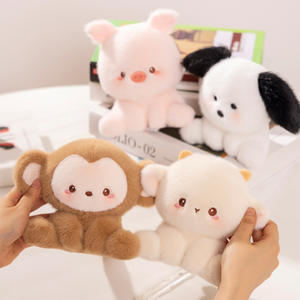 Kawaii soffice animali ripieni di anatra verde grigiastro di <span class=keywords><strong>peluche</strong></span> di elefante giocattoli carini di <span class=keywords><strong>peluche</strong></span> di topo bambole bianche di <span class=keywords><strong>coniglio</strong></span> morbido pinguino morbido - Product Image 3