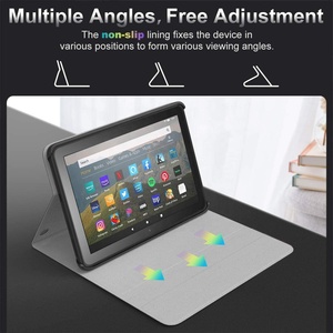 MoKo — étui de clavier amovible intelligent sans fil, Ultra-fin, pour <span class=keywords><strong>Kindle</strong></span> Fire HD 8/Fire HD 8 Plus 2020 - Product Image 3
