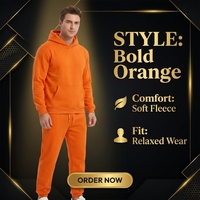 Ensemble de survêtement unisexe en coton respirant et écologique avec logo personnalisé, pantalon de jogging et sweat à capuche, grandes tailles, pour l'hiver