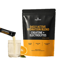 OEM AegleWell Pré-entraînement Créatine Électrolytes en Poudre 30 Sachets Individuels pour l'Énergie Équilibre Électrolytique Naturel Faible en Matières Grasses