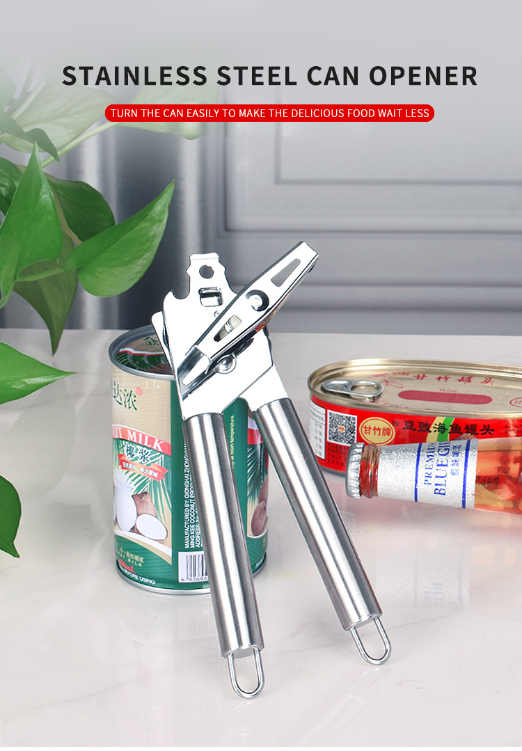 AMAZON TOP SELLER KITCHEN ACCESSORIES MULTIFUNCTION CAN BOTTLE OPENER COCINA MANUAL CAN TIN OPENER STAINLESS STEEL CAN OPENER