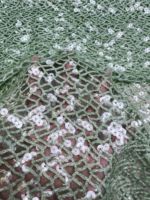 Tissu en maille à paillettes de luxe, tissu en dentelle à paillettes pour robes de mariée, tissus en dentelle pour femmes