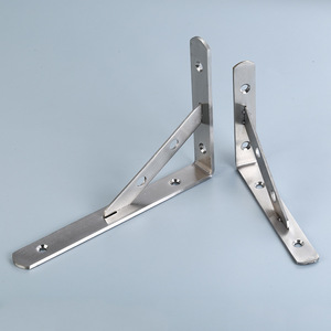 Soporte de Pared para Estante de Acero Inoxidable Kai Shun, Juego de 2 Piezas, Conector de Muebles Moderno y Sencillo - Product Image 3
