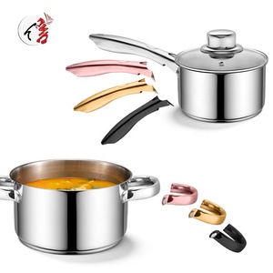 Classic Design Stainless Steel Kitchen Cookware Sets Sustainable <strong>Ollas</strong> Soup Pot Casserole Pans Metal Cooking <strong>Kitchenware</strong> - Product Image 4