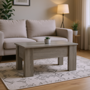 Tavolino in legno ingegnerizzato grigio Sonoma 31.1 "x 19.3" x 16.1 "dimensioni - Product Image 2