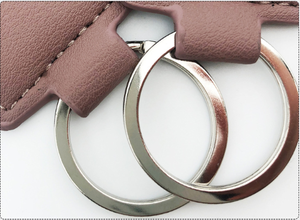 سلسلة مفاتيح من الجلد الصناعي بشعار مخصص، إكسسوارات بسيطة لمفاتيح السيارات، سلسلة مفاتيح جلدية قابلة للتخصيص - Product Image 5