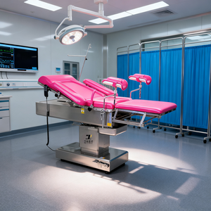 Fournitures médicales électriques Acier inoxydable Lit de maternité manuel Hydraulique Lit d'examen gynécologique <span class=keywords><strong>Chaise</strong></span> de patient Électrique - Product Image 1