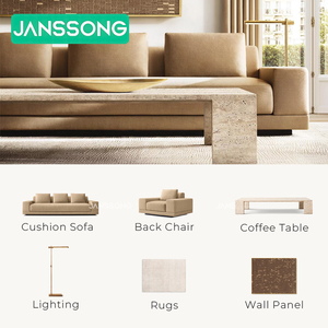 Divani Letto Moderni per Soggiorno Residenziale, Mobili di Lusso per Villa, Set di Divani per Lobby di Hotel e Resort, Arredamento <span class=keywords><strong>d</strong></span>'<span class=keywords><strong>Interni</strong></span> - Product Image 1