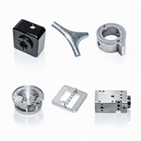 Support de boîtier en alliage d'aluminium usiné sur mesure par CNC, tournage et fraisage de haute précision, composants mécaniques industriels OEM ODM