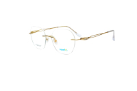 Gafas Ópticas Superovo Unisex de Lujo, Modernas y Populares, con Montura de Titanio sin Aro, Ligeras, con Incrustaciones de Diamantes, para Uso Diario