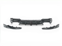 Diffuseur arrière en fibre de carbone sèche de haute qualité style AE A-RT avec canards intégrés pour BMW G22 2022+