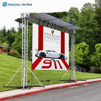 Pantalla LED de Alquiler para Exteriores P3.91, Panel LED HD de 500x500mm para Conciertos, Eventos, Bodas, Iglesias, Resistente al Agua IP65