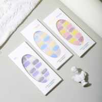 KIKILEE Autocollants pour ongles en gel UV 3D, design automnal, promotionnels, 22 bandes, application facile, cuits au UV, 100% gel polonais, non-UV, enveloppes en gel