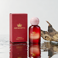 Flacon de parfum en verre mat personnalisé, ensemble complet avec marquage à chaud - Bouchon, pompe et emballage personnalisés, service tout-en-un
