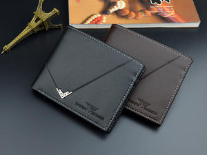 กระเป๋าใส่บัตรเครดิตแบบหนีบเงิน หนัง PU คุณภาพสูง แฟชั่น ขายดี สำหรับผู้ชาย - Product Image 5