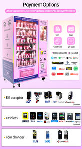 Distributeur automatique de cosmétiques conforme ADA avec lecteur de cartes <span class=keywords><strong>Apple</strong></span> Pay multi-paiements standard européen et écran tactile publicitaire - Product Image 3