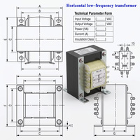 250va 200w 1000w 1500va 1200va 25va 30va 500va 600va 1kva 600va 700va 800va 400v à 220v Transformateur Basse Fréquence