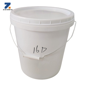 Vente en gros de bocaux en plastique rond de qualité alimentaire 10L 16L 18L 25L Matériau PP avec couvercle pour l'emballage alimentaire et l'utilisation de produits chimiques - Product Image 1