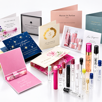 Cartes Cadeaux Échantillons de Parfum Personnalisées avec Impression du Logo de la Marque, Support de Testeur de Parfum de Luxe, Emballage et Insert pour Flacon de Parfum