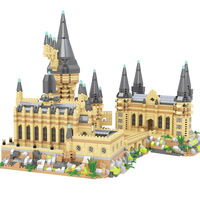 Ensemble de blocs de construction du château de Potter, modèle du monde magique, briques de construction créatives, jouet pour garçons et filles