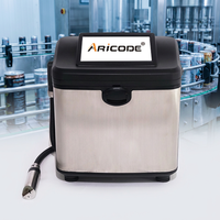 Imprimante jet d'encre CIJ continue Aricode 34 points pour codage de date sur bouteilles en plastique, machine industrielle d'impression CIJ