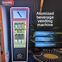 Écran publicitaire LED Suke Lai personnalisable, distributeur automatique de cartes de vœux créatives, petite machine de vente en libre-service avec QR
