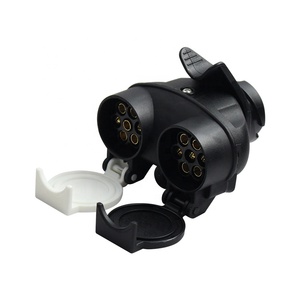 Heavy Duty <span class=keywords><strong>13</strong></span> <span class=keywords><strong>broches</strong></span> à <span class=keywords><strong>7</strong></span> <span class=keywords><strong>broches</strong></span> <span class=keywords><strong>adaptateur</strong></span> de prise de remorque convertisseur <span class=keywords><strong>caravane</strong></span> remorquage barre de remorquage norme britannique - Product Image 3