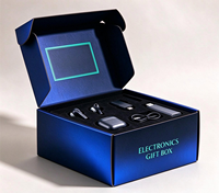 Boîte cadeau personnalisée pour appareils électroniques avec insert en mousse pour l'emballage d'un ensemble de gadgets électroniques