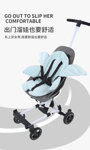 Cojín de asiento para niños, carrito de cochecito, accesorios de colchón suave, alfombrilla, forro <span class=keywords><strong>universal</strong></span> para bebé, cochecito - Product Image 5