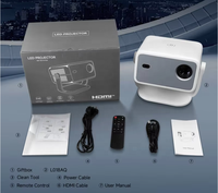 Mini projecteur Android 14 personnalisé 4K 5G WiFi 6 Haute luminosité 400 ANSI 1080P Full HD LCD LED Home Cinéma 3D Projecteur portable