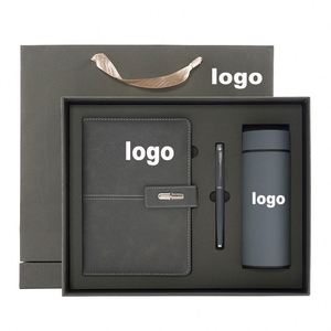 Juego de Regalo Corporativo Personalizado de Lujo con Taza de Vacío y Libreta, con Caja, para Promoción Empresarial - Product Image 1