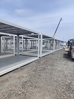 Maison conteneur modulaire préfabriquée à plusieurs étages empilable pour usage résidentiel et commercial