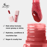 Fournisseur OEM de cosmétiques – Rouge à lèvres liquide hydratant, non collant, effet repulpant, brillance aquatique, couleur teintée, gloss à lèvres personnalisé
