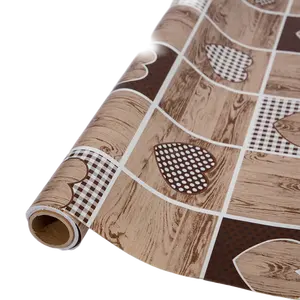 Top Selling PVC Table Cloth in Beautiful Flower Design with Non-Woven Backing - Roll Format