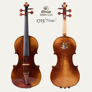 Violon 4/4 de haute qualité, fait main, en épicéa européen, reproduction de Stradivari <span class=keywords><strong>Titian</strong></span> 1715 - Product Image 1