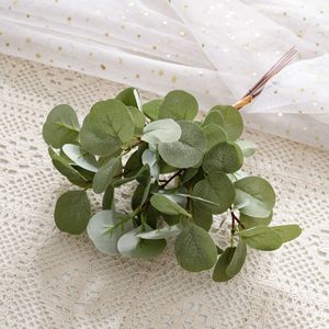 Bouquet de feuilles d'eucalyptus artificielles CallaFloral, vert, polyester, décoration intérieure, mariage, décoration murale pour la maison - Product Image 3