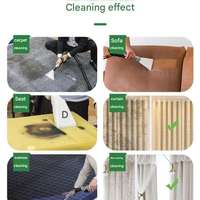 Extracteur de tapis électrique domestique 2-en-1 vapeur et aspiration sans sac pour escaliers, canapés et sièges de voiture